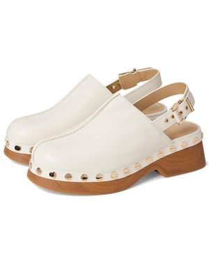 MICHAEL Michael Kors Esra Clog Dress Sandals, Suede - White
