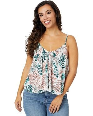 Salty Crew Desert Island Cami ( Tropic) Clothing - Blue