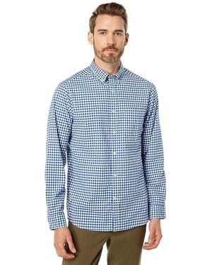 Vineyard Vines Classic Fit Gingham Otg Brrr Shirt Clothing, Cotton/Nylon/Spandex - Blue