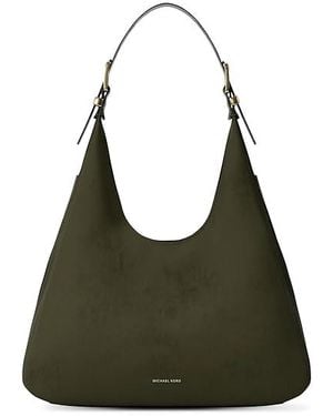 MICHAEL Michael Kors Nolita Large Hobo Shoulder Handbags, Leather - Black
