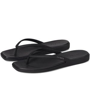 Crocs™ Miami Flip Flops Sandals, Synthetic - Black