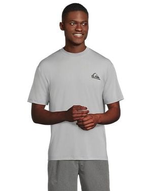 Quiksilver Everyday Surf T-Shirts Shorts Sleeve Surf T-Shirts Swimwear, Cotton/Polyester/Spandex - Black
