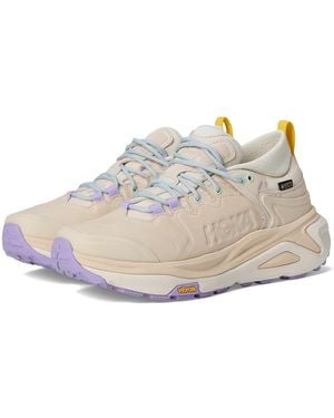 Hoka One One Kaha 3 Low Gtx(R) Hiking Boots Vanilla/Mint Fluorite 8 B - Metallic