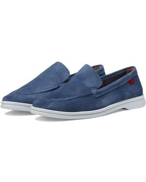 Marc Joseph New York Rose Street ( Suede) Flat Shoes - Blue