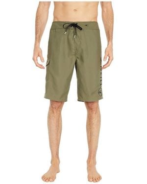 O'neill Sportswear Santa Cruz Solid 2.0 Boardshorts Swimwear, Polyester - Green