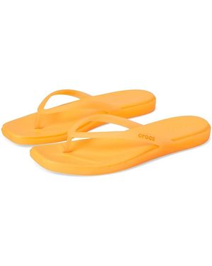 Crocs™ Miami Flip Flops Sandals, Synthetic - Yellow