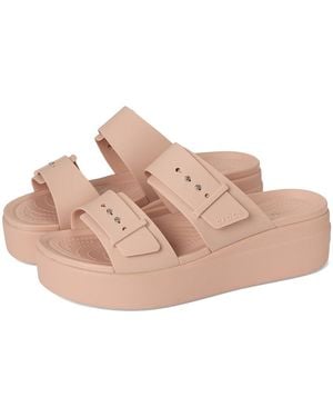 Crocs™ Brooklyn Buckle Low Low Shoes - Pink