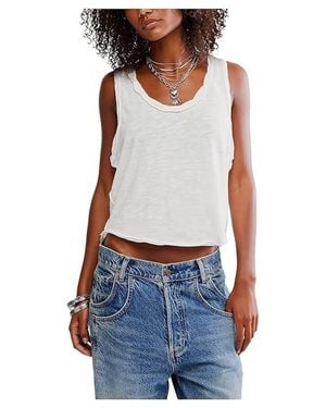 Free People Easy Tank Top Clothing Xl 14) Cotton/Polyester - Black
