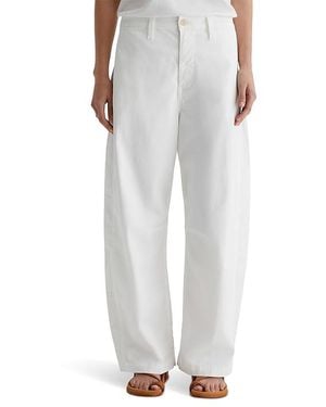 AG Jeans Fiona Hise Rise Barrel Chino - Black