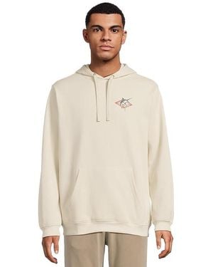 Salty Crew Diamond Marlin Fleece Sweatshirt, Cotton/Fleece/Polyester - White