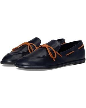 Tory Burch The Boaty Shoes New/Tan, Leather - Blue