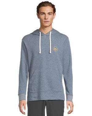O'neill Sportswear Cantina Hooded Textured Knit Sweatshirt, Cotton/Jersey/Polyester - Blue