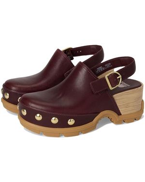Sorel Roam'N Clog Rvt Shoes Redwood/Redwood 10 B - Brown