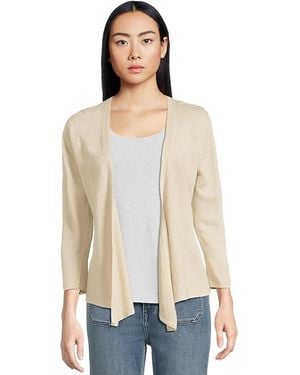 Tommy Bahama Addison Linen Rayon Cardigan Clothing Md (Us 8-10) Linen/Viscose - White