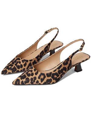 Franco Sarto L-Jaden Slingback Shoes Shoes, Textile - Black