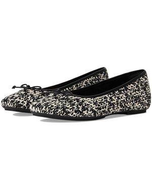 Fitflop Delicato Bow Woven Ballet Flats Shoes/Ivory Mix 7 M (B) Leather - Red