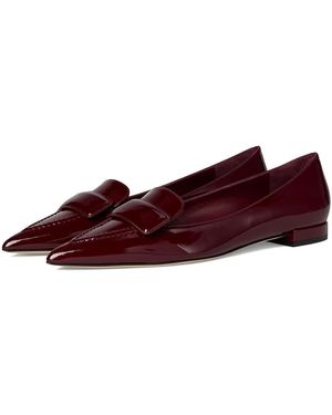 Stuart Weitzman Sovinnie Flat Dress Sandals - Purple
