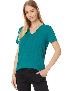 tasc Performance Allways V-Neck Tee (Jade) Clothing - Blue