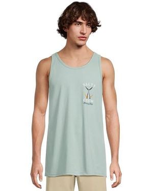 Salty Crew Tailed Tank Top Clothing, Cotton - Black