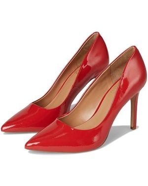 Vince Camuto Savilla Classic Pumps High Heels, Leather/Rubber - Red