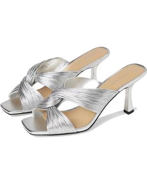 MICHAEL Michael Kors Alessia Mule Sandal Heeled - Metallic