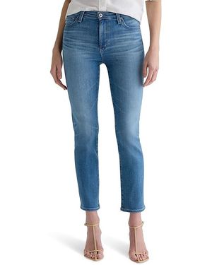 AG Jeans Prima Low Rise Cigarette Ankle Jeans - Blue