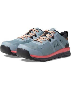 Bogs Sandstone Knit Low Tr Composite Safety Toe (Stone) Shoes - Blue