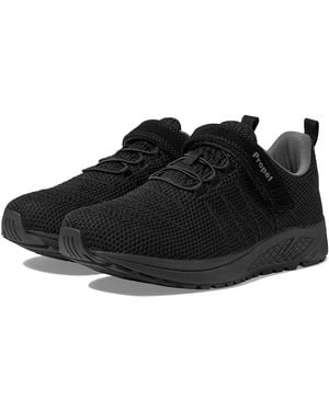Propet Tour Knit Fx Walking Shoes 14 M (D) Rubber - Black