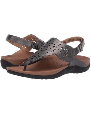 Rockport Ridge Circle Sling Shoes 7.5 W (C) Leather - Multicolor