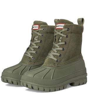 HUNTER Sussex Rain Boots, Manmade/Rubber - Green