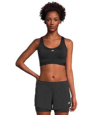 New Balance Essential Run Bra Bra Sm (A-C) Polyester/Spandex - Black
