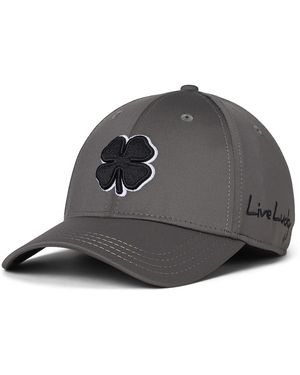 Black Clover Premium Clover 22 Hat Baseball Caps Charcoal Hat/ 3D Polyester/Spandex - Black