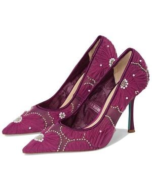 Betsey Johnson Roxie Shoes, Textile - Purple