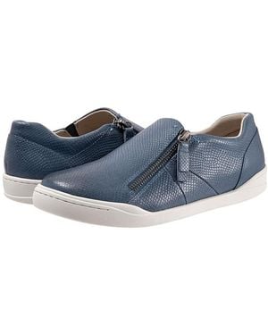 Softwalk Arezzo Shoes 6 W (D) Leather - Blue