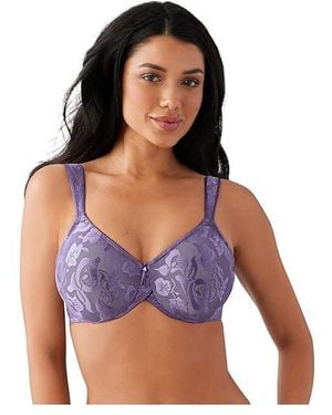 Wacoal Awareness Full Figure Underwire Bra 85567 Bra, Flannel/Nylon/Polyamide - Black