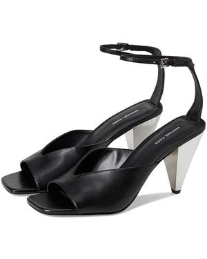 MICHAEL Michael Kors Electra Sandals Dress Sandals, Leather - Black