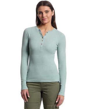 Prana Touchstone Henley Clothing, Cotton/Elastane/Lyocell - Green