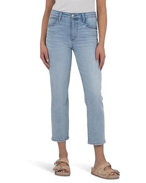 Kut From The Kloth Rachael High-Rise Fab Ab Mom Regular Hem Jeans, Cotton/Denim/Spandex - Black