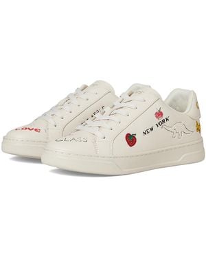 COACH High Line Sneaker With Sketch Print in Black | Lyst