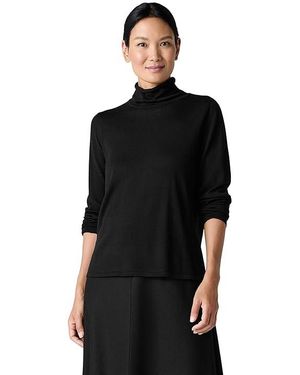 Eileen fisher black turtleneck hotsell