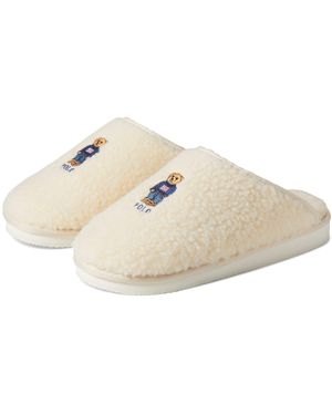 Polo Ralph Lauren Kayleigh Bear Scuff - White
