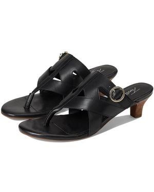 Trotters Nikki Sandals 6 M (B) Leather - Black