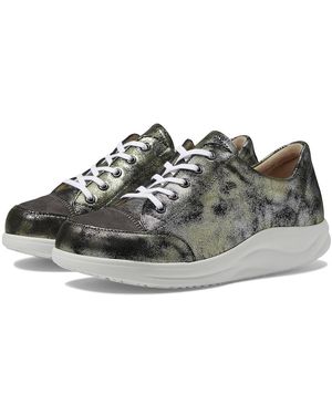 Finn Comfort Ikebukuro Lace Up Casual Shoes Moh/Rocky Tempesta/Nubuk, Leather/Suede - Metallic