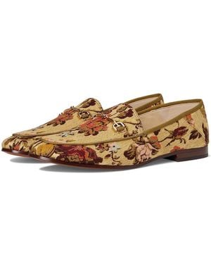 Sam Edelman Loraine Loafer/Moc Shoes Flat Shoes, Polyester - Brown