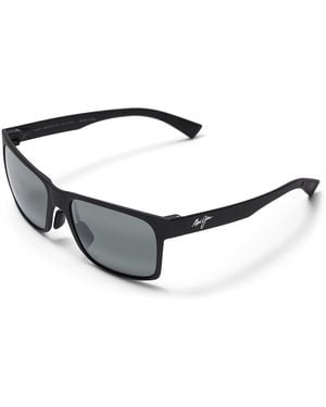 Maui Jim Hoopili Fashion Sunglasses Matte/Neutral Polarized, Glass Lenses/Nylon - Black