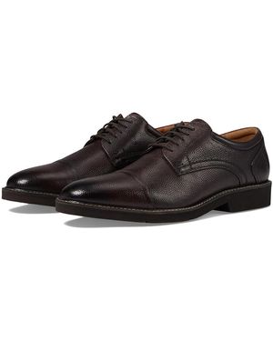 Rockport Findlay (Dark Leather) Lace Up Wing Tip Shoes - Black
