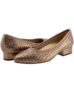 Trotters Jade High Heels 9 W (D) Leather - Brown
