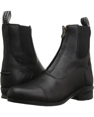 Ariat Heritage Iv Zip Waterproof Cowboy Boots 5.5 B - Black