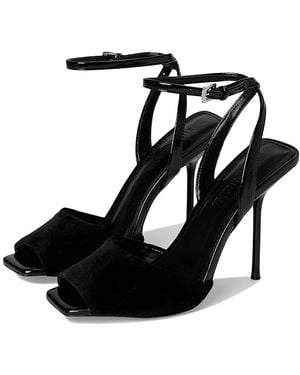 Steve Madden Lilac Sandals, Leather/Rubber - Black