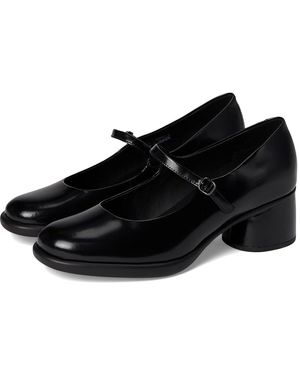 Ecco Sculpted 35 Luxe Mary Jane Pump High Heels, Leather - Black